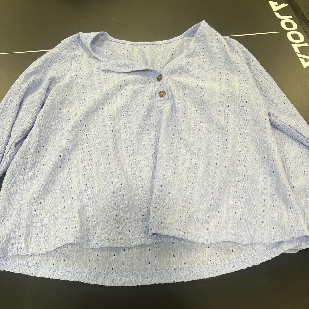 Unbranded Women's Blue and Purple Blouse